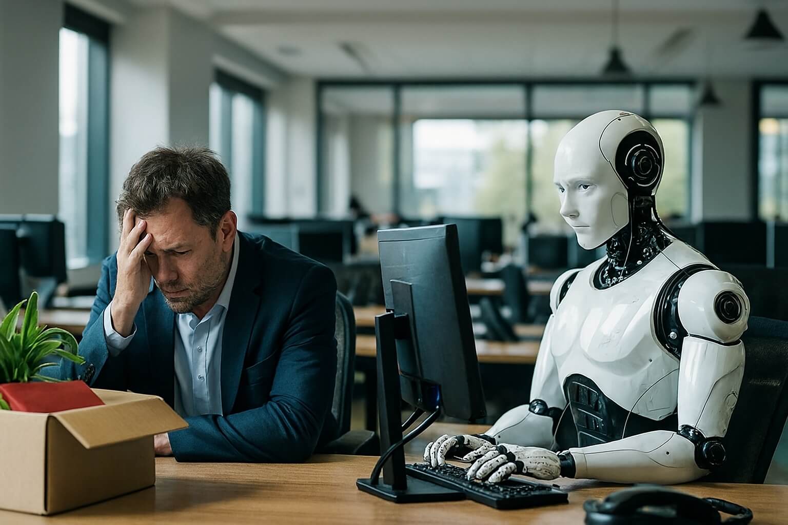 هل الذكاء الاصطناعي يسرق الوظائف