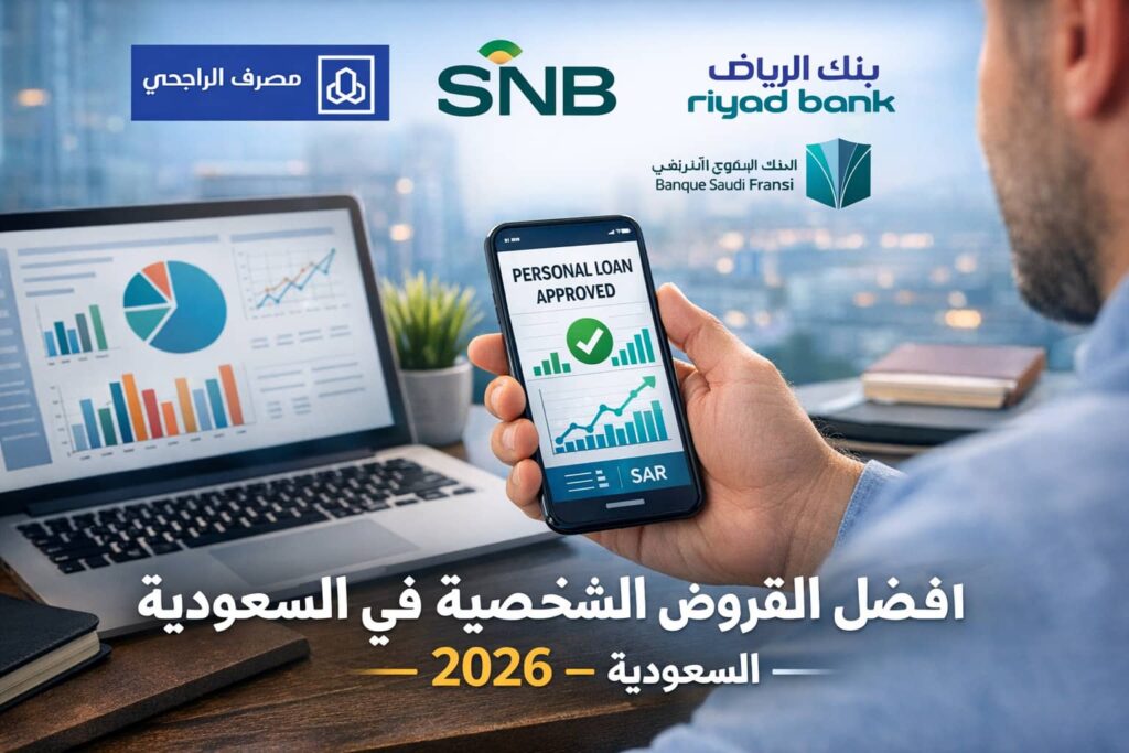 أفضل القروض الشخصية في السعودية والإمارات 2026  