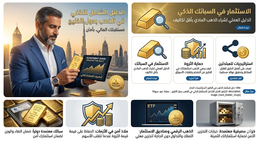 استثمار الذهب في الخليج